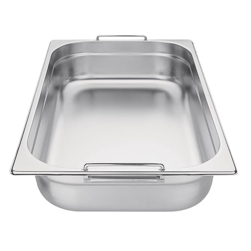 Vogue Stainless Steel 1/1 Gastronorm Tray With Handles 100mm Vogue