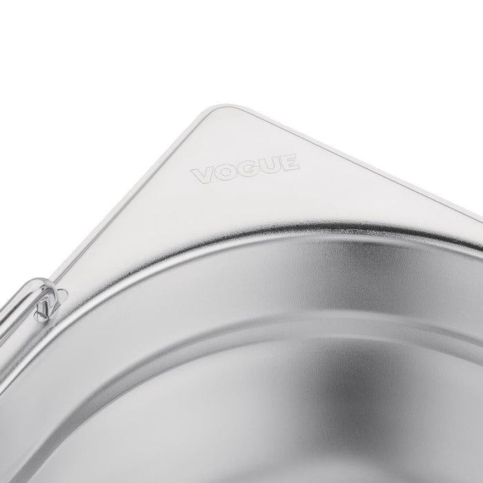 Vogue Stainless Steel 1/1 Gastronorm Tray With Handles 100mm Vogue