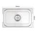 Vogue Stainless Steel 1/1 Gastronorm Handled Tray Lid Vogue