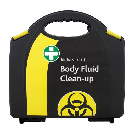 2 Application Body Fluid Clean-Up Kit in Small Black/Yellow Integral Aura Box