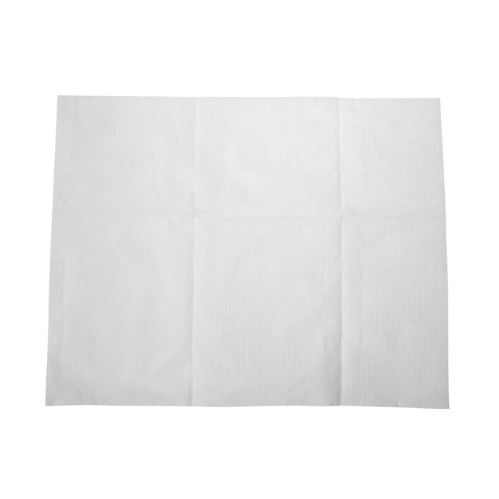 Lunch Napkin White 27x21cm 1ply M Fold (6000 Pack) United Paper