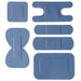 Blue Detectable Plasters - 6 Assorted Sizes - Box 100