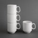 Olympia Whiteware Stacking Mugs 284ml (12 Pack) Olympia