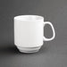 Olympia Whiteware Stacking Mugs 284ml (12 Pack) Olympia