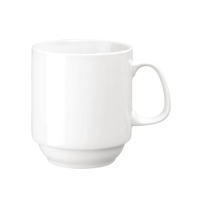 Olympia Whiteware Stacking Mugs 284ml (12 Pack) Olympia
