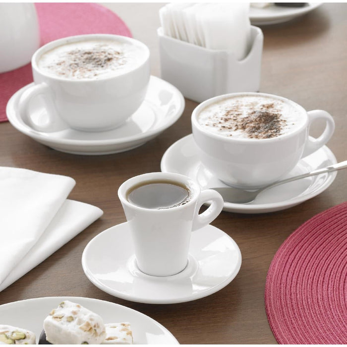 Olympia Whiteware Conical Espresso Cups 60ml 2oz (12 Pack) Olympia