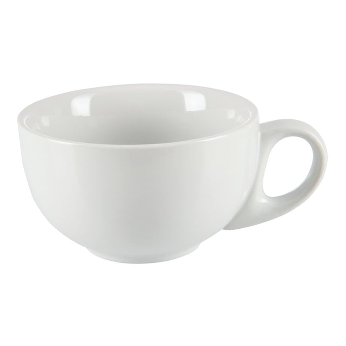 Olympia Whiteware Cappuccino Cups 10oz 284ml (12 Pack) Olympia