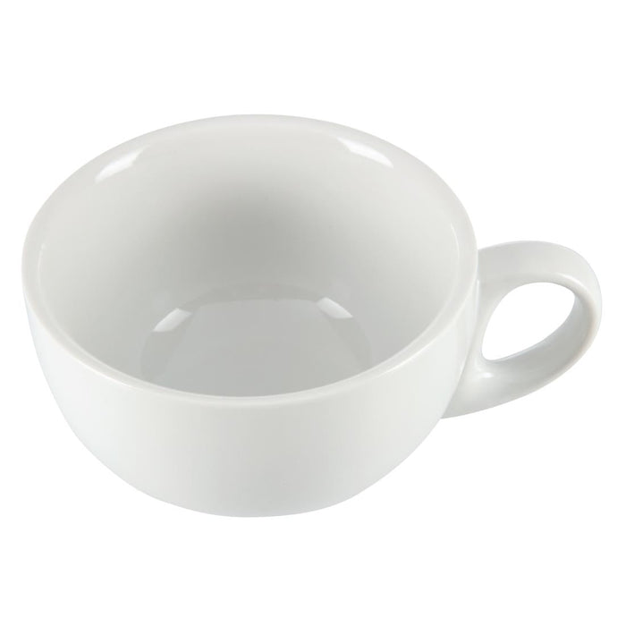 Olympia Whiteware Cappuccino Cups 10oz 284ml (12 Pack) Olympia