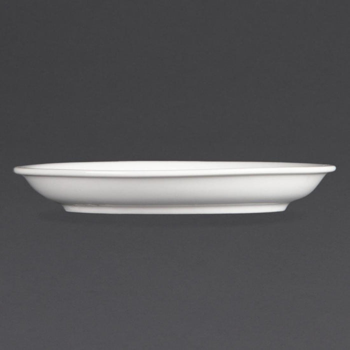 Olympia Whiteware Cappuccino Saucers 160mm (12 Pack) Olympia
