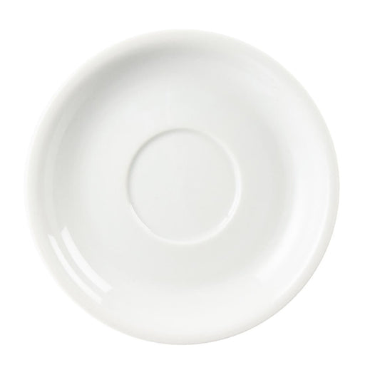 Olympia Whiteware Cappuccino Saucers 160mm (12 Pack) Olympia
