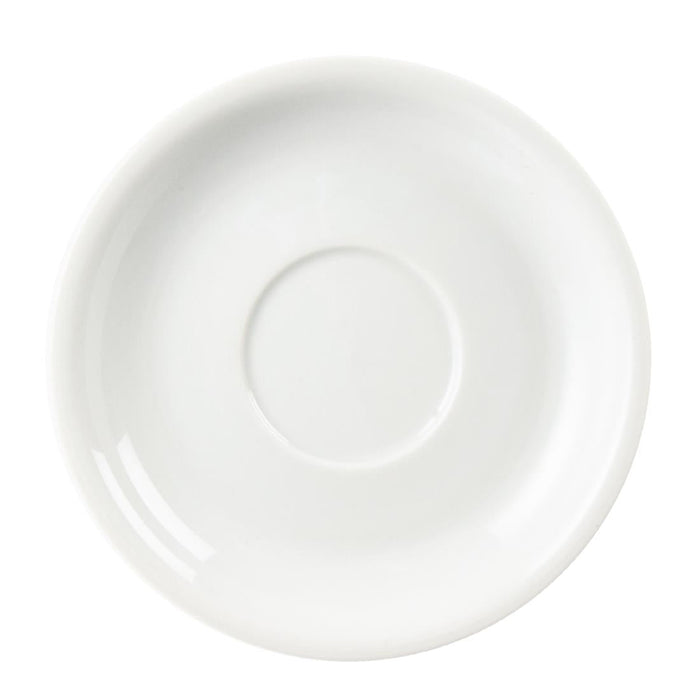 Olympia Whiteware Cappuccino Saucers 160mm (12 Pack) Olympia