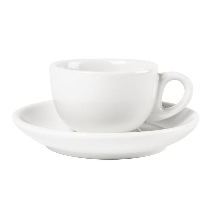 Olympia Whiteware Espresso Saucers (12 Pack) Olympia