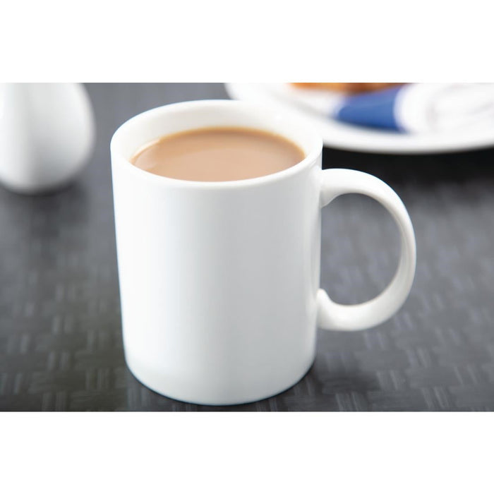 Olympia Whiteware Standard Mugs 10oz 284ml (12 Pack) Olympia