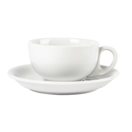Olympia Whiteware Cappuccino Saucers (12 Pack) Olympia