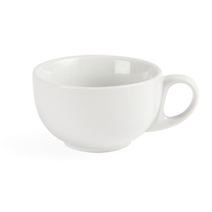 Olympia Whiteware Cappuccino Cups 200ml (12 Pack) Olympia