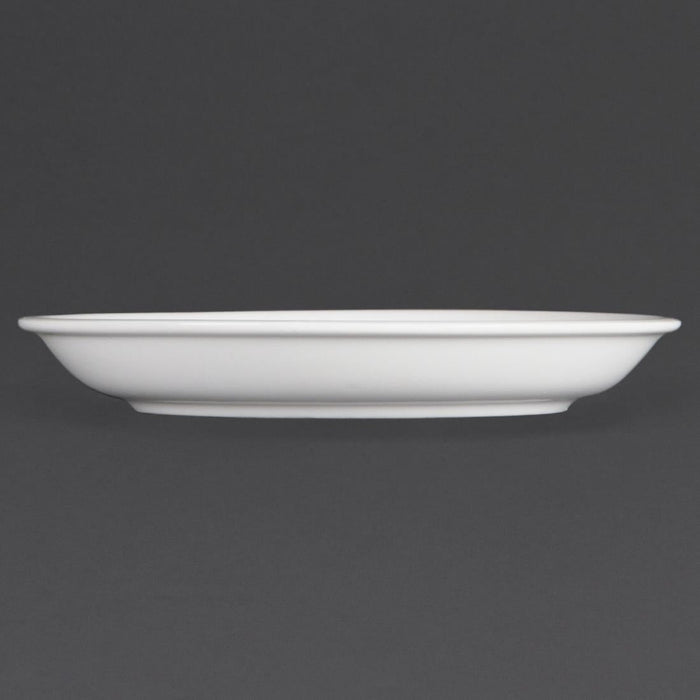 Olympia Whiteware Cappuccino Saucers (12 Pack) Olympia