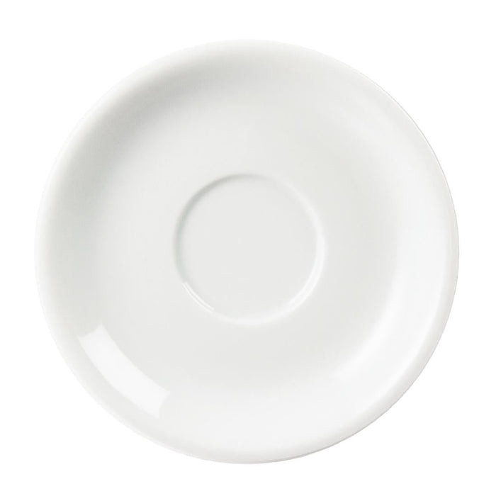 Olympia Whiteware Cappuccino Saucers (12 Pack) Olympia