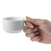 Olympia Whiteware Stacking Espresso Cups 85ml 3oz (12 Pack) Olympia