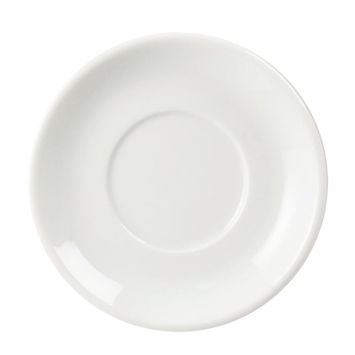 Olympia Whiteware Stacking Espresso Saucers (12 Pack) Olympia