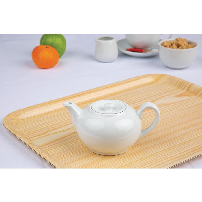 Olympia Whiteware Teapots 426ml (4 Pack) Olympia