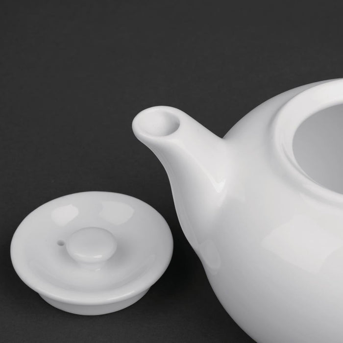 Olympia Whiteware Teapots 426ml (4 Pack) Olympia