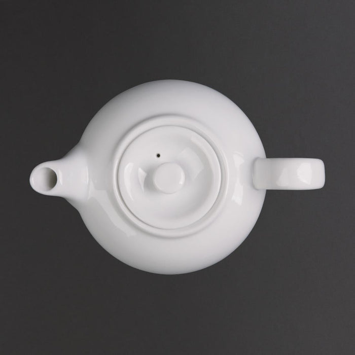 Olympia Whiteware Teapots 426ml (4 Pack) Olympia
