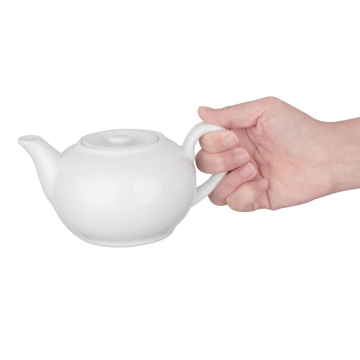 Olympia Whiteware Teapots 426ml (4 Pack) Olympia