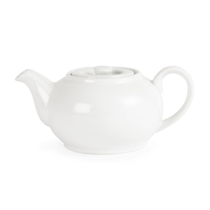 Olympia Whiteware Teapots 426ml (4 Pack) Olympia