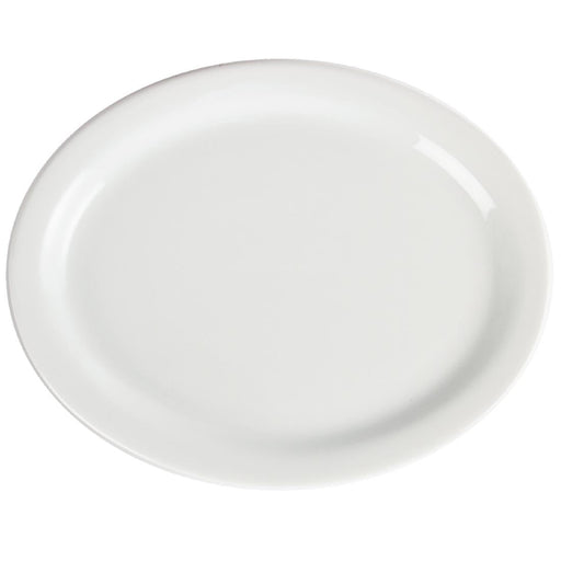 Olympia Whiteware Oval Platters 250mm (6 Pack) Olympia