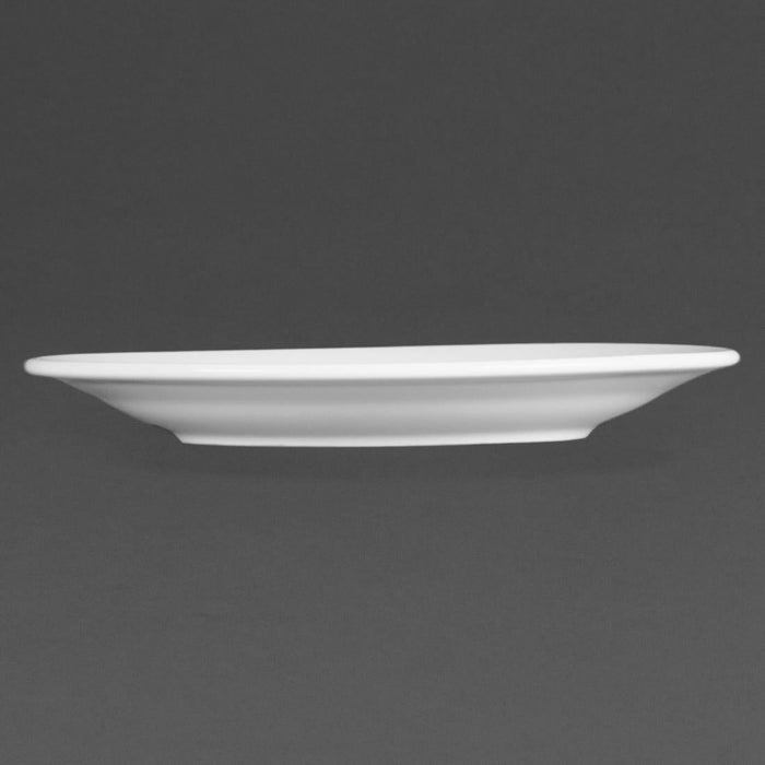 Olympia Whiteware Wide Rimmed Plates 165mm (12 Pack) Olympia
