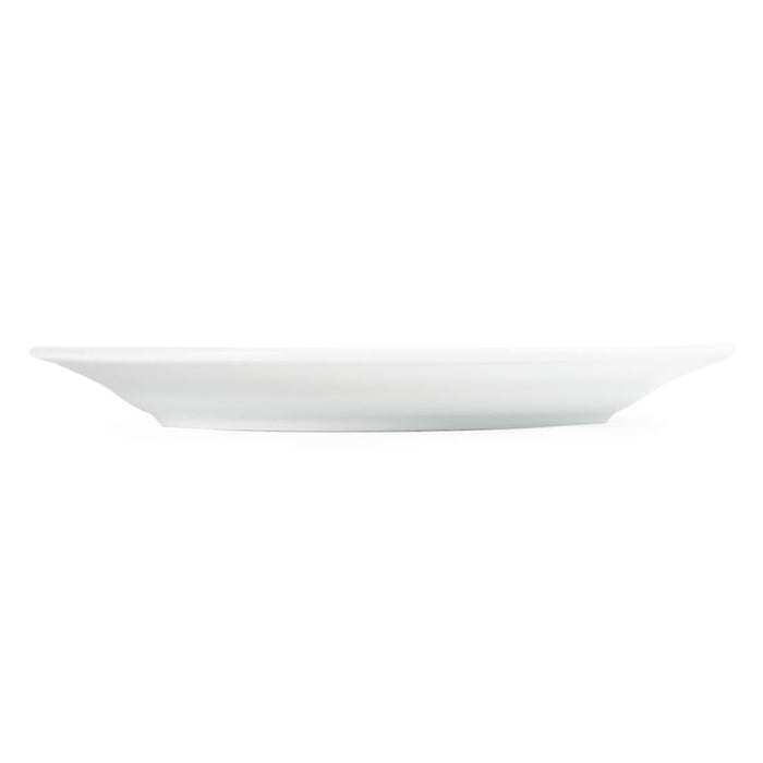 Olympia Whiteware Wide Rimmed Plates 202mm (12 Pack) Olympia