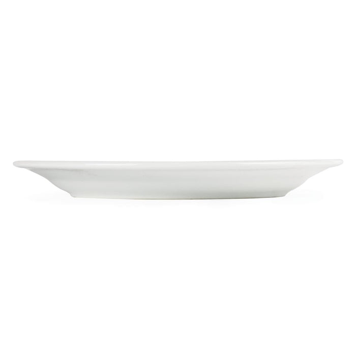 Olympia Whiteware Wide Rimmed Plates 230mm (12 Pack) Olympia