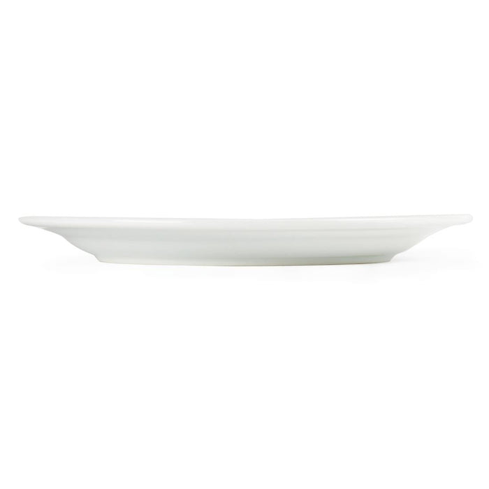 Olympia Whiteware Wide Rimmed Plates 250mm (12 Pack) Olympia