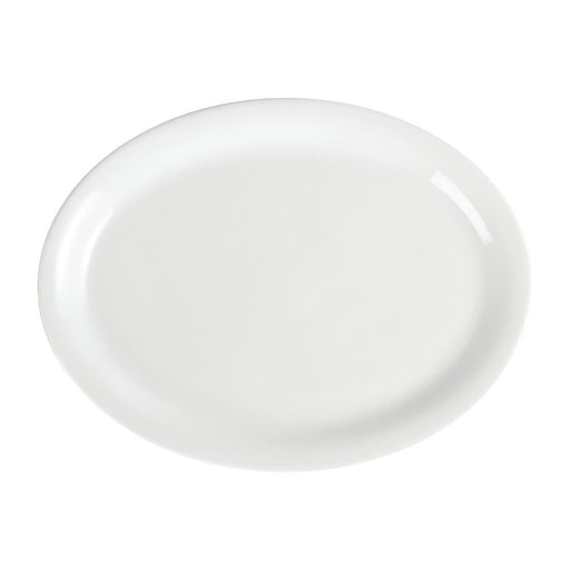 Olympia Whiteware Oval Platters 295mm (6 Pack) Olympia