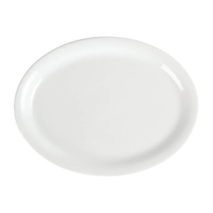 Olympia Whiteware Oval Platters 295mm (6 Pack) Olympia