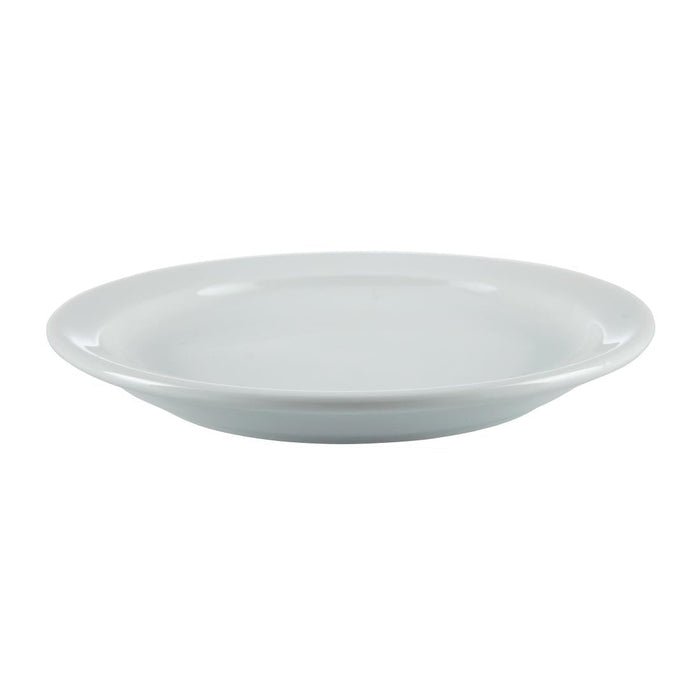 Olympia Whiteware Narrow Rimmed Plates 150mm (12 Pack) Olympia