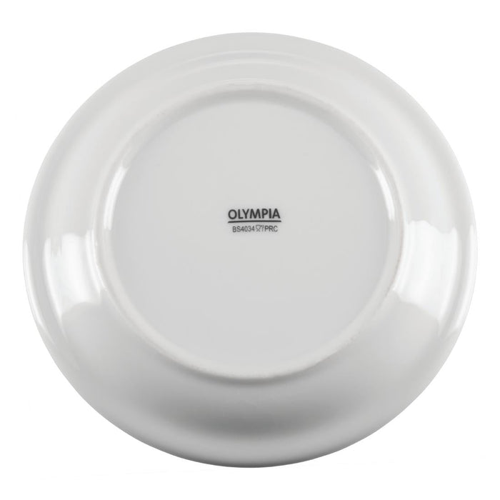 Olympia Whiteware Narrow Rimmed Plates 150mm (12 Pack) Olympia