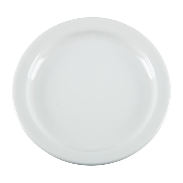 Olympia Whiteware Narrow Rimmed Plates 150mm (12 Pack) Olympia