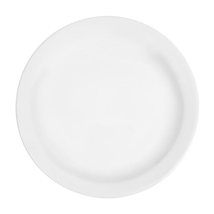 Olympia Whiteware Narrow Rimmed Plates 202mm (12 Pack) Olympia