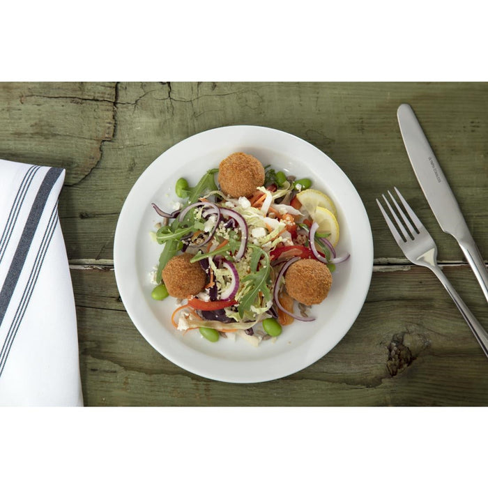 Olympia Whiteware Narrow Rimmed Plates 202mm (12 Pack) Olympia