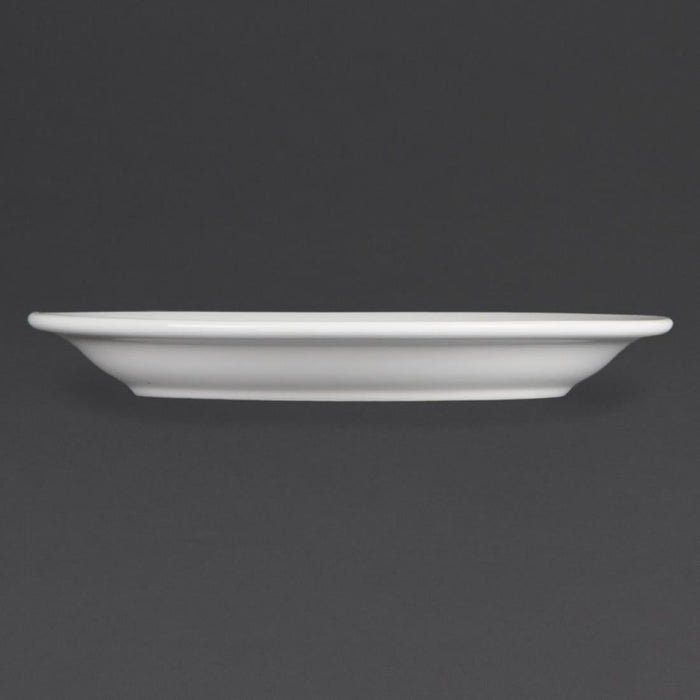 Olympia Whiteware Narrow Rimmed Plates 202mm (12 Pack) Olympia