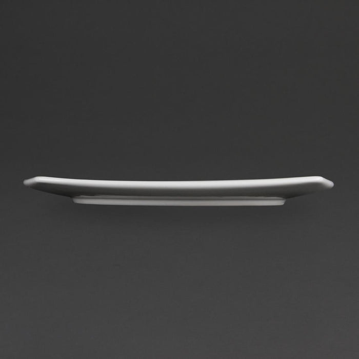 Olympia Whiteware Rounded Square Plates 270mm (6 Pack) Olympia