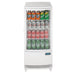 Polar C-Series Energy Efficient Curved Door Display Fridge White 86Ltr Polar
