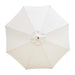 Bolero Round Parasol 2.5m Diameter Cream Bolero