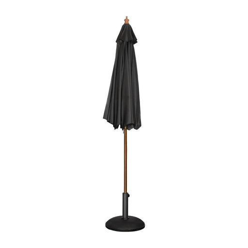 Bolero Round Parasol 2.5m Diameter Black Bolero