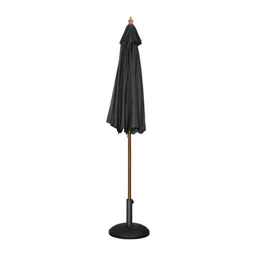 Bolero Round Parasol 3m Diameter Black Bolero