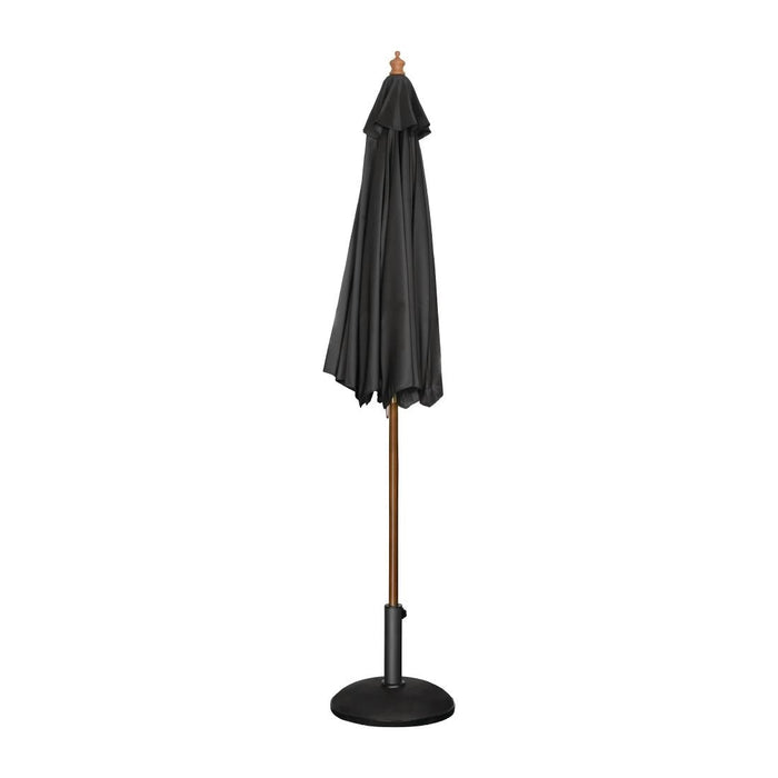 Bolero Round Parasol 3m Diameter Black Bolero