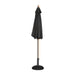 Bolero Round Parasol 3m Diameter Black Bolero