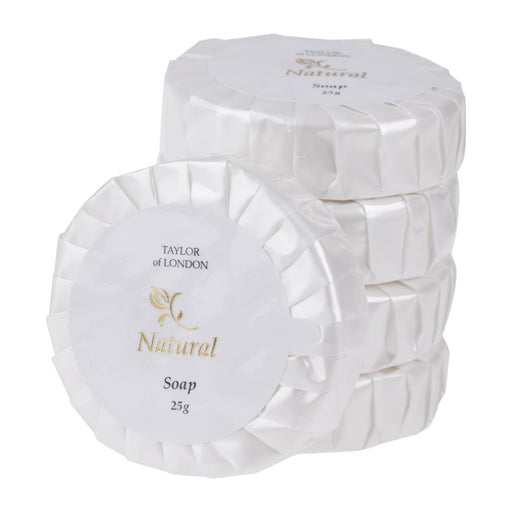 Hotel Complimentary Taylor of London Natural Range Tissue Pleat Soap (100 Pack) Taylor of London