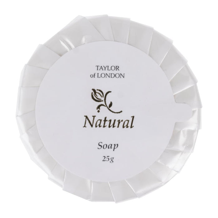 Hotel Complimentary Taylor of London Natural Range Tissue Pleat Soap (100 Pack) Taylor of London